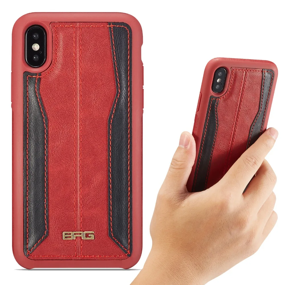 Чехол для iphone XR X XS max 5 5s se 6 6S 7 8 plus Роскошный чехол телефона из искусственной кожи