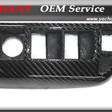 Сухой углерода Волокно глянцевых LHD центральной консоли Кабриолет переключатель Панель крышка отделка Подходит ФОТ 2008- R8 V8 v10 Spyder