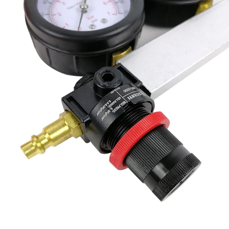 VicTsing Cylinder Leak Tester Detector Petrol Engine Compression Leakage Leakdown Detector Kit Auto Cylinder Leak Tester Tools   (12)