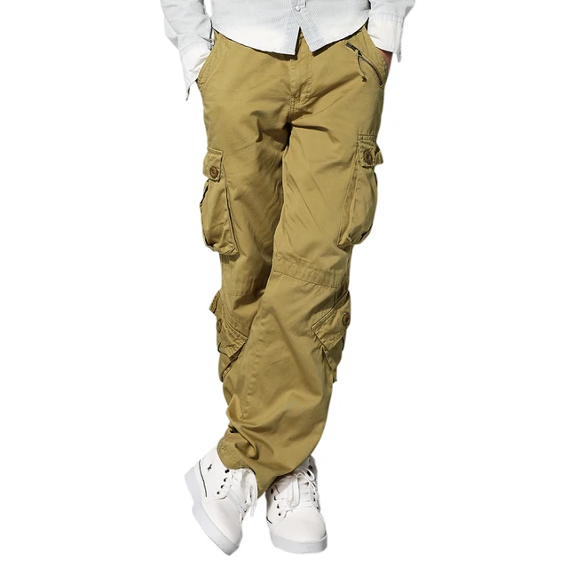 Match Men's 17 Colors Size 27 44 Brand vintage Cargo Pants Versatile ...