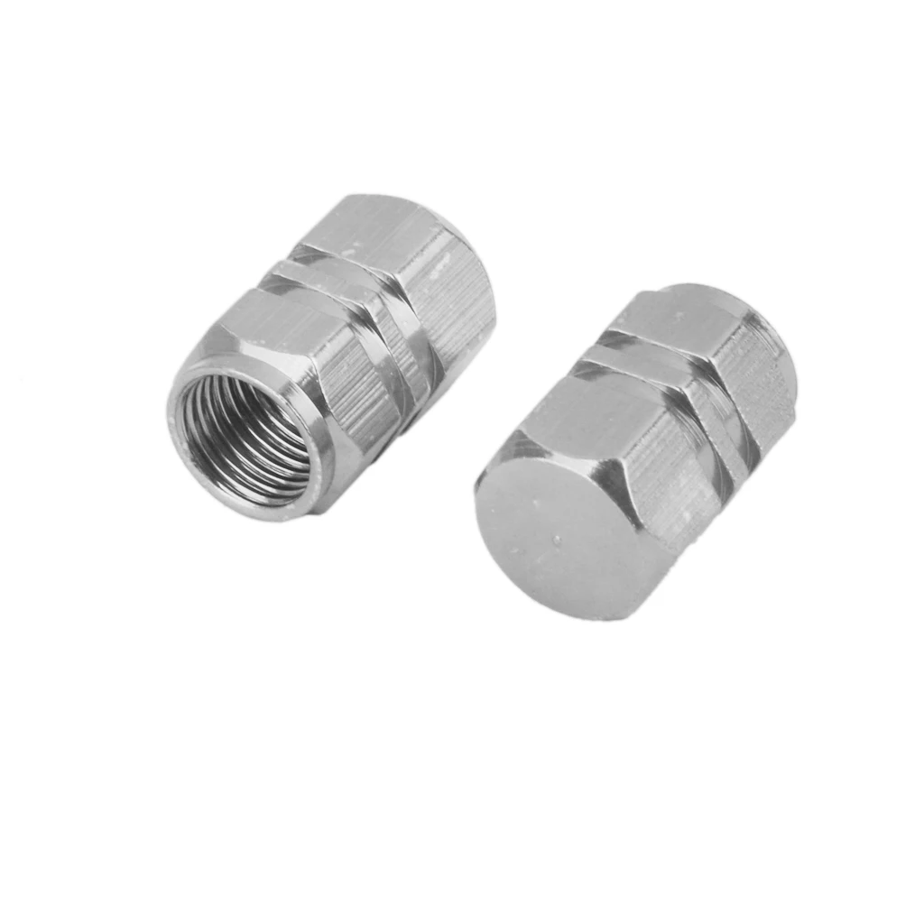 4Pcs Aluminum Tire Wheel Rims Air Valve Stem Caps Long Dust Proof Cover Replacement for Car Motorbike Trucks Bike Bicycle