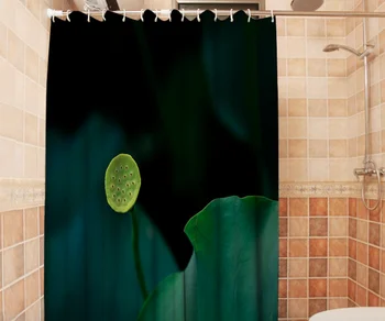 

Factory direct sales pattern new polyester waterproof mildew digital printing shower curtain