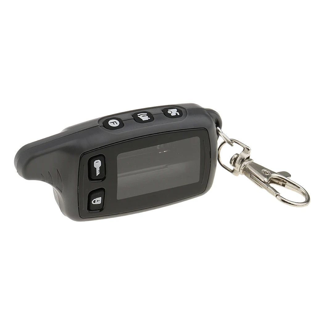 1 Pcs Remote Controller Case Cover For Tomahawk TW9010 TW9020 TW9030 Uncut Case Cover Folding Car Flip Remote Black & Silver