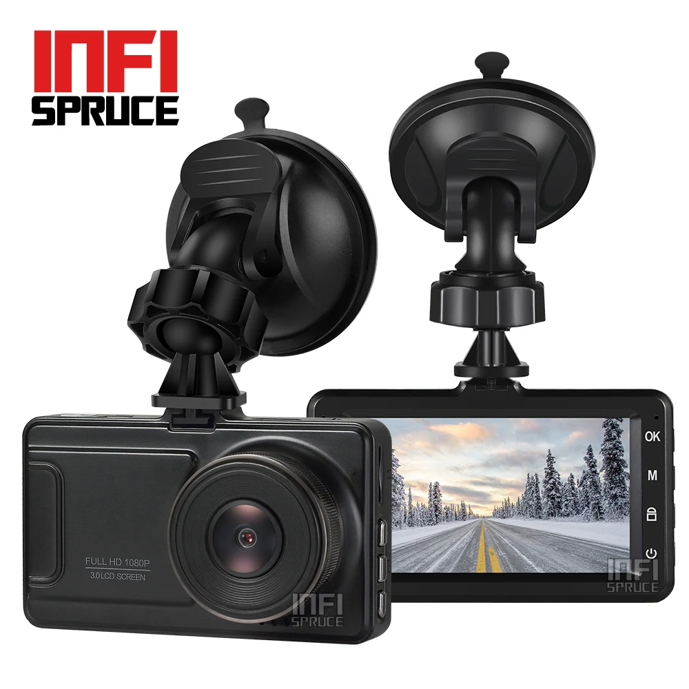 3 дюймовый Автомобильный видеорегистратор 1080P FHD 170 градусов широкоугольная