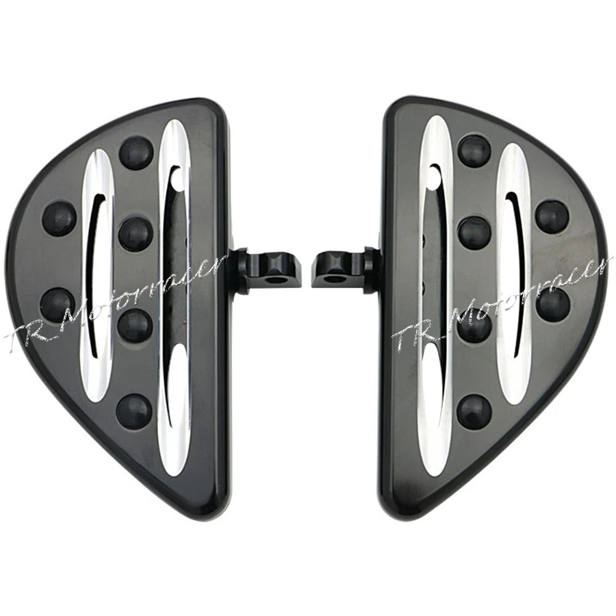 Deep Cut Male Mount Foot Pegs Floorboard For Harley Sportster 883 1200 Touring Softail Dyna Street Road Glide Black New motorcycle adjustable brake clutch levers case for harley touring sportster cvo road street glide xl 883 1200 2014 2017
