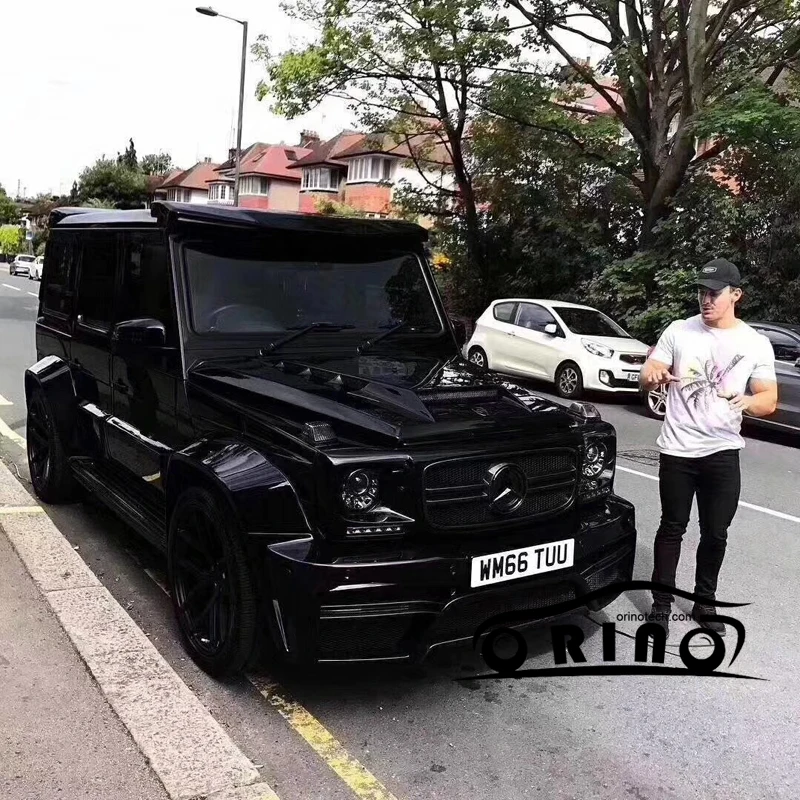 glossy black vinyl wrap-1