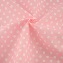 Пэчворк предварительно вырезанный жир четверть розовый принт "горошек" дизайн хлопок ткань для DIY куклы одежда Tecido начинающих Практика занавес