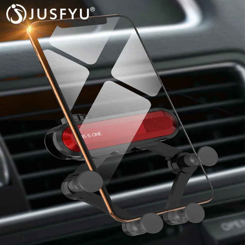 

Universal Car Phone Holder For iPhone XS Max X 8 Samsung Huawei Car Air Vent Mount Holder Gravity Mobile Phone Holder Navigation