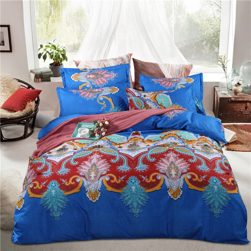 6 Colors American Style Bohemian Duvet Cover Sets New Arrival Boho