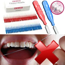 Tooth Flossing Head Oral Hygiene Dental Plastic Interdental Brush Toothpick Tooth Pick Brush Tooth Cleaning