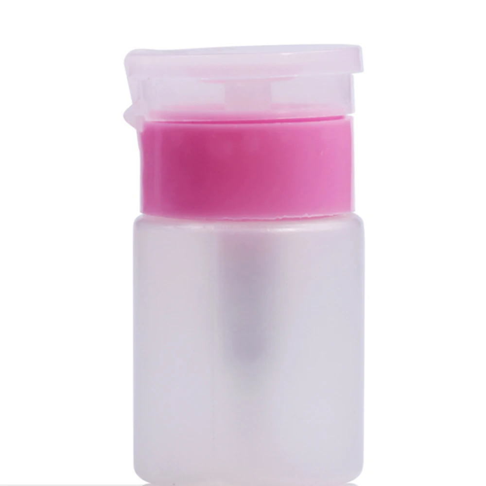 New 1Pc Gel Nail Remover Bottle Spray Empty Pump Dispenser Nail Cleanser Liquid Bottle 60ML Acetone Polish Remover Bottle
