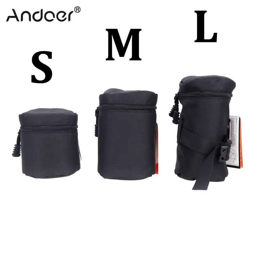 Профессиональный чехол для объектива камеры Andoer сумка Canon Nikon Sony защитный