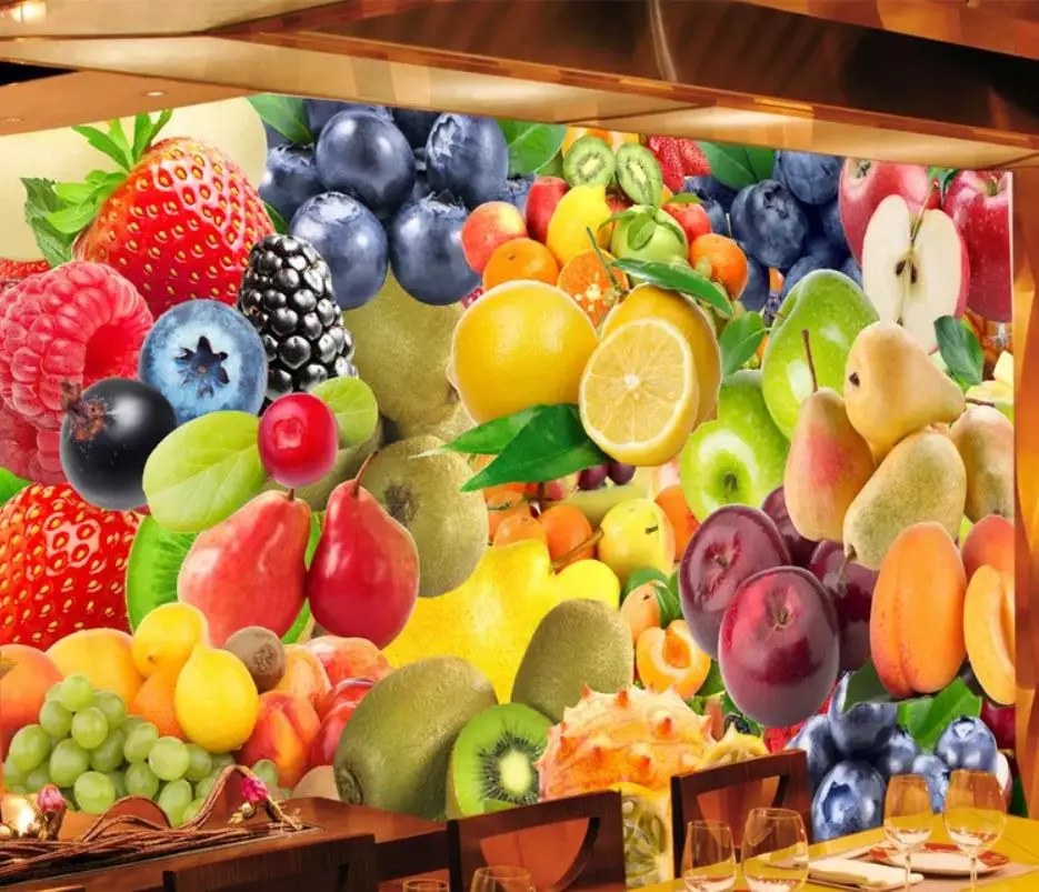 Custom any size photo Fruit wall mural 3d wallpaper 3d wall papers for tv backdrop Custom any size photo Fruit wall mural 3d wallpaper 3d wall papers for tv backdrop