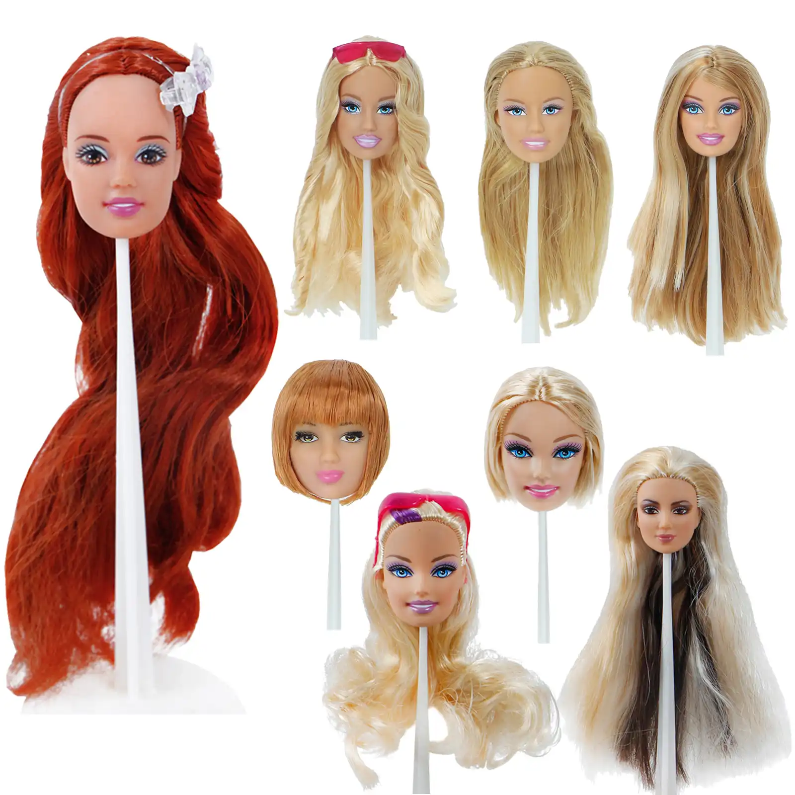 15 100 Cm Bjd Rinka Haircut Wigs Diy Doll Gradient Curly