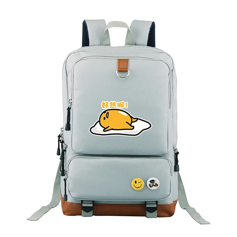 Lazy eggs оксфорды аниме рюкзак Mochila рюкзаки для ноутбука подростков девочек