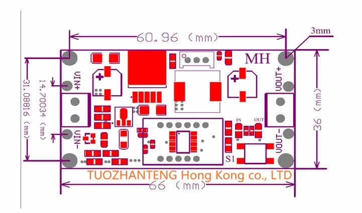 DC-DC Buck Step Down Module LM2596 DC/DC 4.0~40V to 1.25-37V Adjustable Voltage Regulator With LED Voltmeter