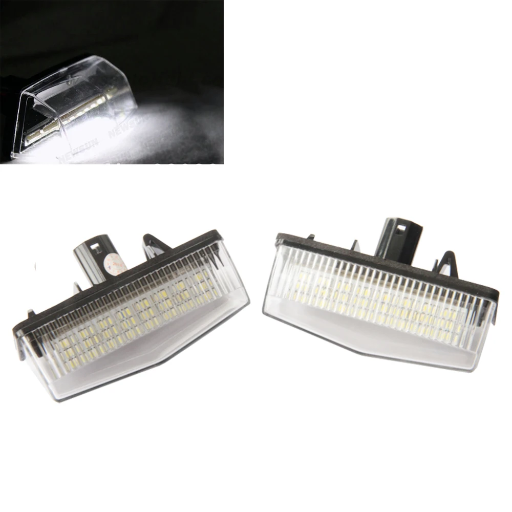 

2x No Error Bright Led License Number Plate Light For Toyota Prius ZVW 30 2009~ (3RD GENERATION) canbus led tail license lamp