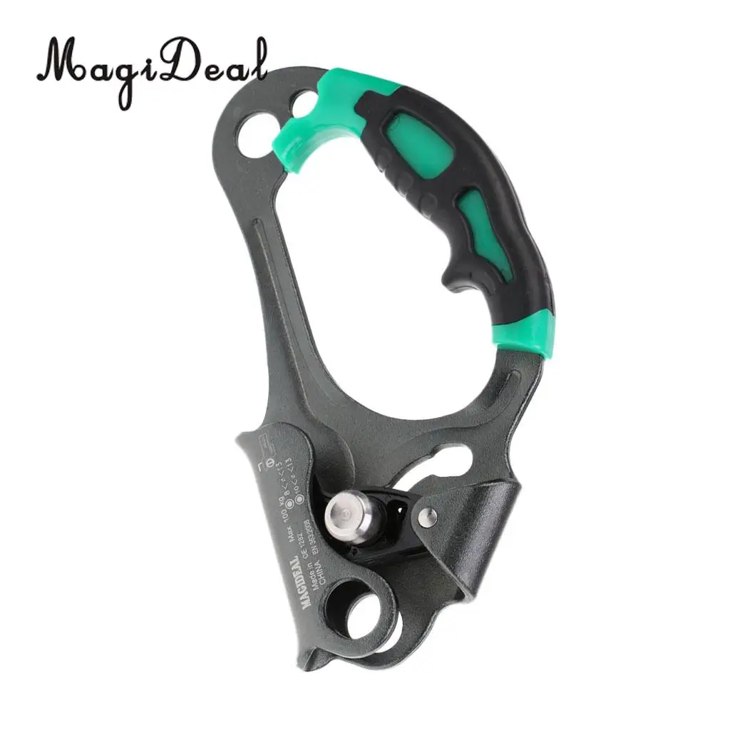 MagiDeal Durable Left Hand Ascender Rock Climbing Tree Arborist Rappelling Gear Equipment for Climbing Caving Outdoor Safety