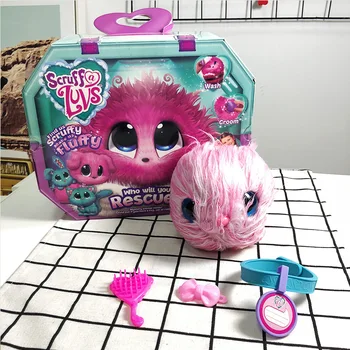 

Who Will You Rescue Scruff Toys Wash Plush Pet Dog Cat Rabbit Animal Toys Kids Surprised Gift