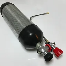 AC16830191 6.8L pcp air rifle carbon fiber gas/HPA/Paintball cylinder/tank & valve & fill station & protect rubber cups Acecare AC16830191 6.8L pcp air rifle carbon fiber gas/HPA/Paintball cylinder/tank & valve & fill station & protect rubber cups Acecare