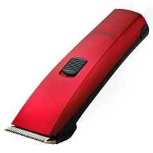 Профессиональный триммер для волос Бритва для бороды для мужчин перезаряжаемая машинка для стрижки волос лезвие из нержавеющей стали Парикмахерская Машинка для стрижки волос красный