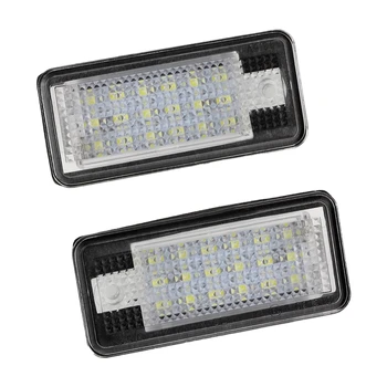 

2x 18 LED License Number Plate Light Lamp For Audi A3 S3 A4 S4 B6 A6 S6 A8 S8 Q7