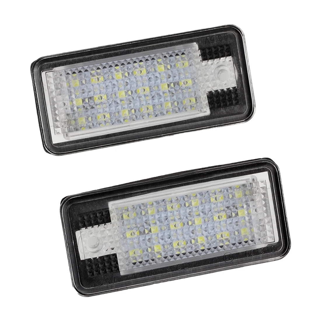 2x18 светодиодный номерной знак светильник лампа для Audi A3 S3 A4 S4 B6 A6 S6 A8 S8 Q7|number plate