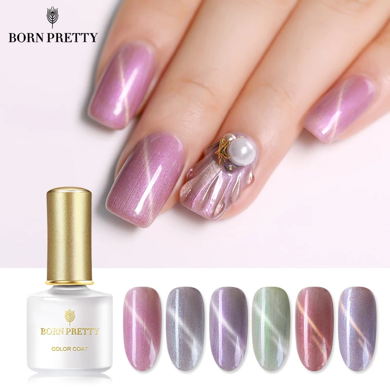 BORN PRETTY Shell кошачий Гель лак для использования с магнитом 3D Магнитный Блестящий УФ