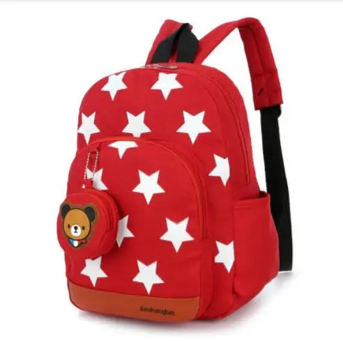 

Boys Backpacks for Kindergarten Stars Printing Nylon Children Backpacks Kids Kindergarten School Bags for Baby Girls