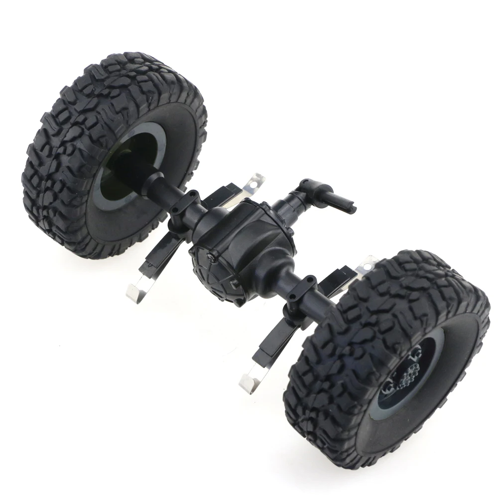 JJRC Front Bridge Axle With Wheel For Q60 Q61 1/16 2.4G Off-Road Military Trunk