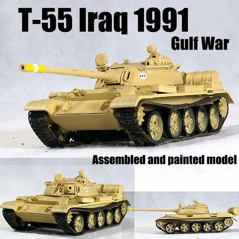 

Iraq army T-55 Russian MBT tank gulf war 1991 desert 1/72 non diecast Easy Model