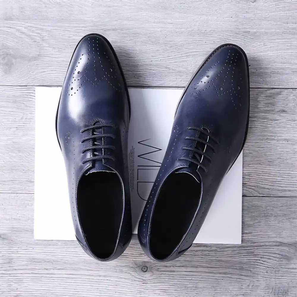 navy blue tuxedo shoes