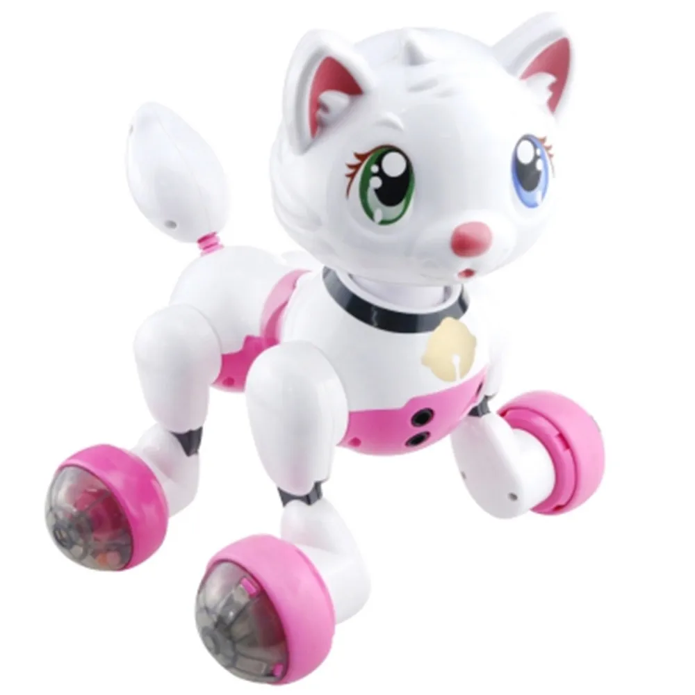 Режим голосового управления Поющий танец умная собака кошка робот игрушка транспортные средства для домашнего животного программа танец прогулки роботизированные животные детские игрушки