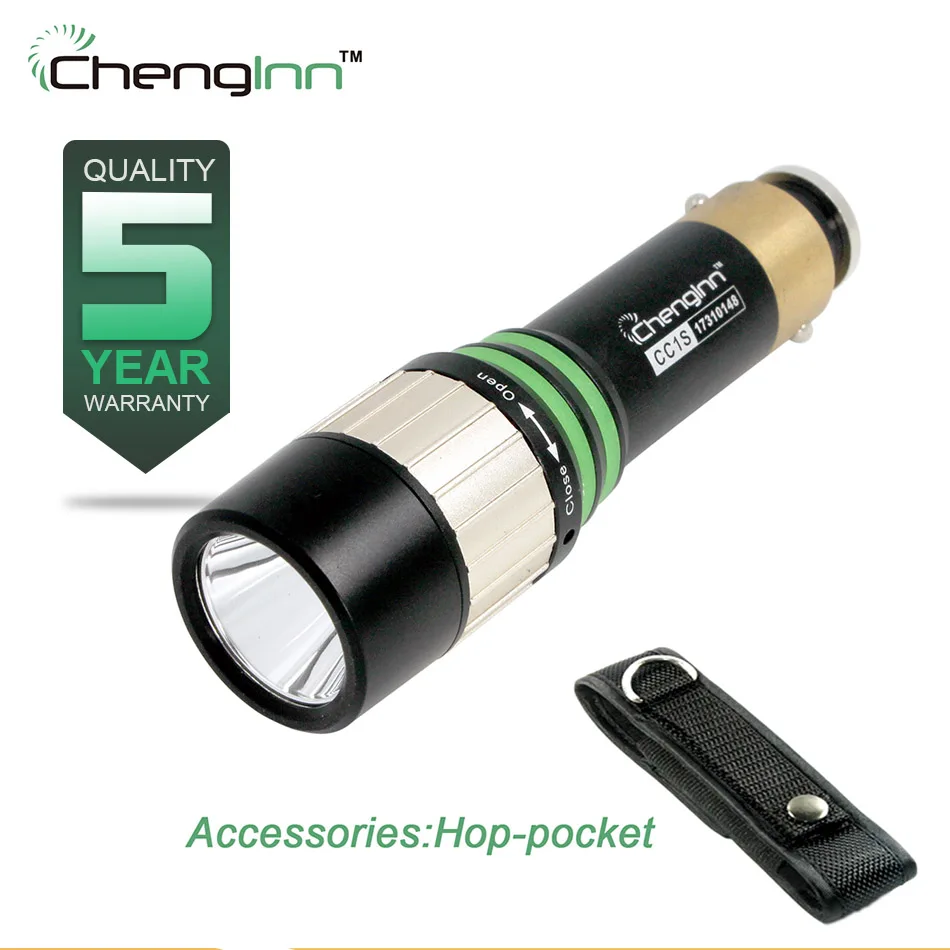 Flashlight Waterproof Aluminum Cree Led Q5 Car-styling 800lm Torch Flash Hand Light 14500 Lamp Lanterna Car Charger 250m Cc1s
