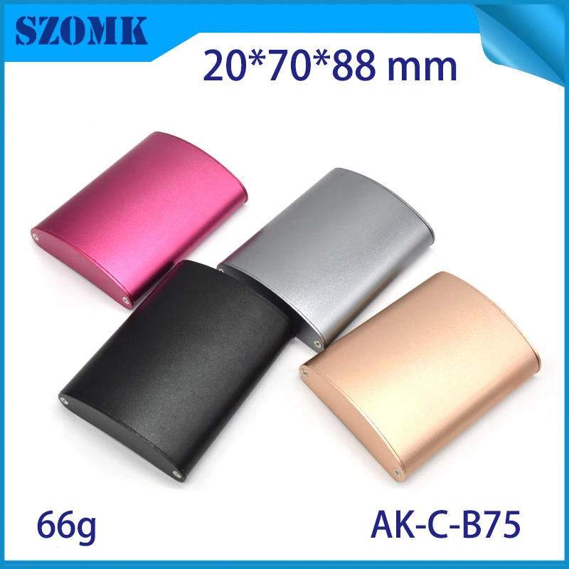 

SZOMK Customized Extrusion Aluminum enclosure DIY Electrical Junction Box Case for Electronics Design PCB Hardware Device