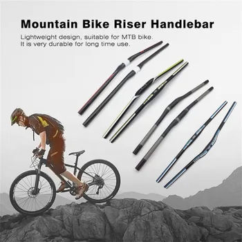 

76cm Lightweight MTB Mountain Bike Riser Handlebar Durable Carbon Fiber Replacement Handle Tubes Handlebar Bike Accessories