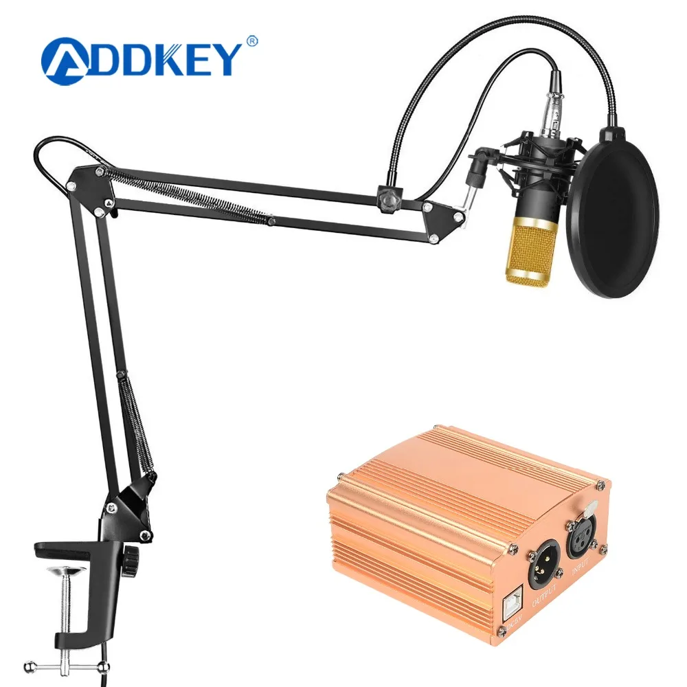 Профессиональный конденсаторный микрофон ADDKEY bm 800 для компьютерной аудиостудии