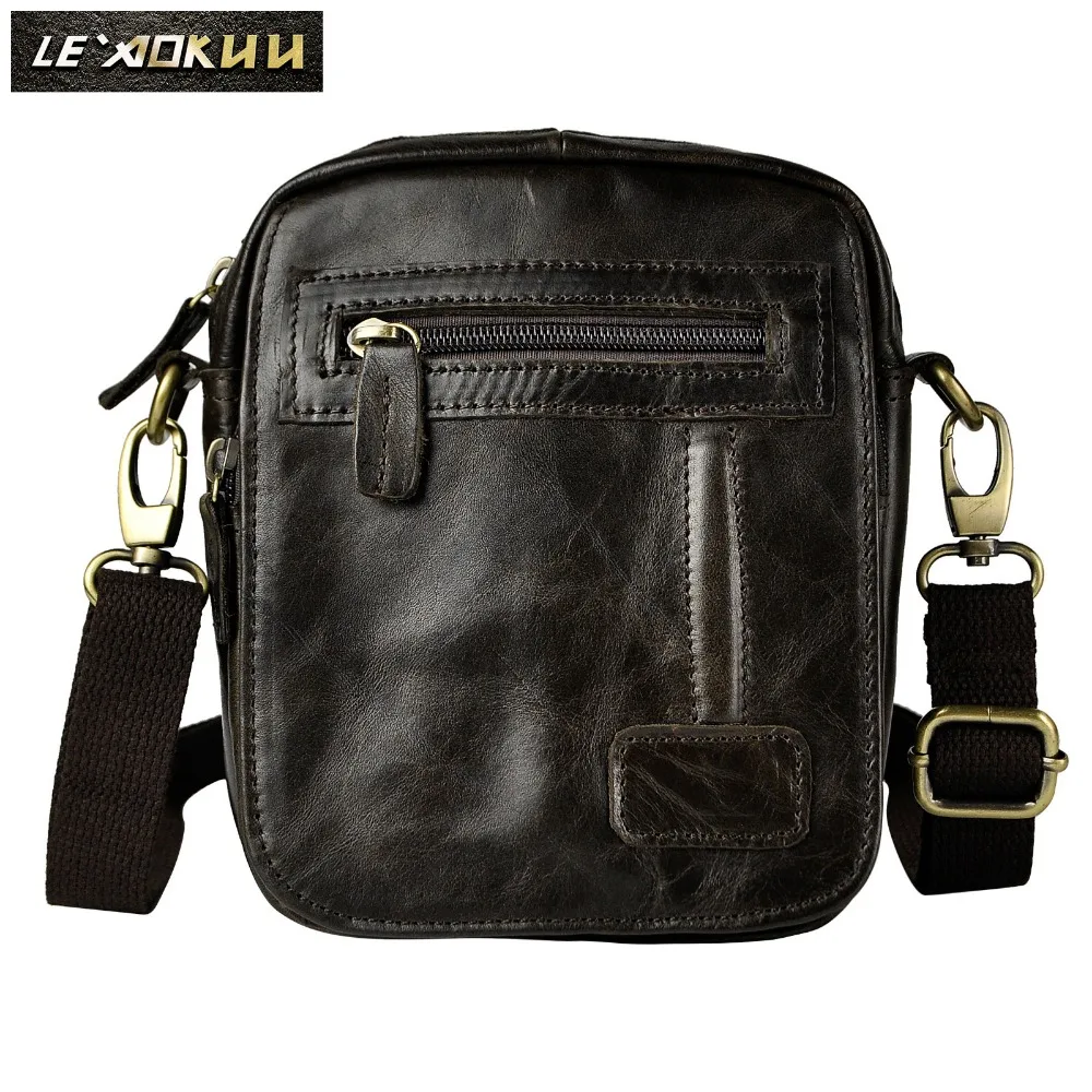 Design Fashion Leather Male Casual Multifunction Travel Waist Belt Bag