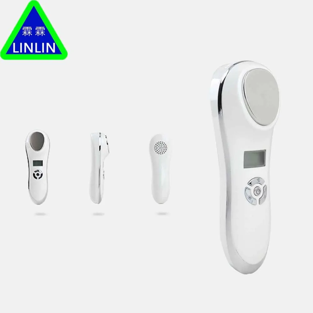  LINLIN Double use beauty apparatus for vibration and cold heat Import and export beauty apparatus C