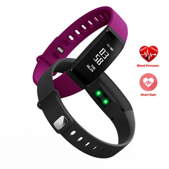 

Top Watch Blood Pressure Smart Wristband Pedometer Heart Rate IP67 Waterproof Smartband USB Charging Fitness Watch Pk Fitbits