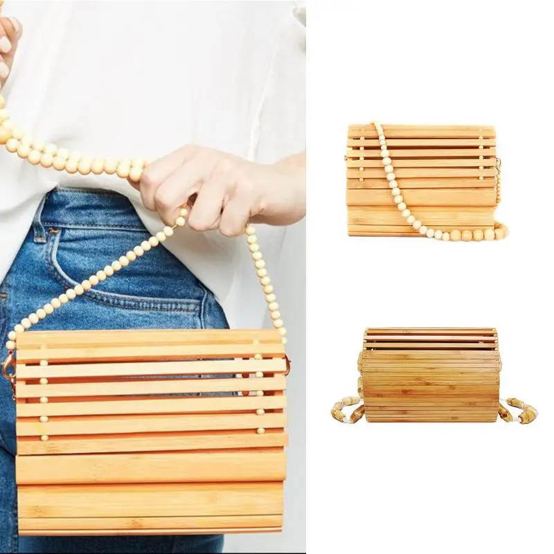

2019 Fashion New Women Ladies Crossbody Bamboo Shoulder Bag Tote Purse Female Casual Travel Handbag Messenger Satchel Bag