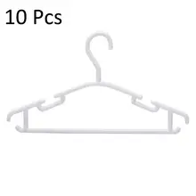 10 шт. детская одежда вешалки пластиковые вешалки для одежды Нескользящие Детские Вешалки для одежды крючок бытовой Органайзер