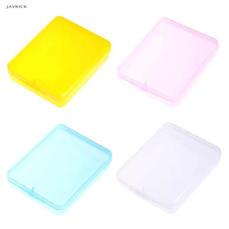 

JAVRICK Plastic Jewelry Box Transparent Storage Organizer Container Portable Rings Beads Jewelry Storage Box Case