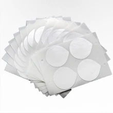 100Pcs/Pack Kitchen Coffee Maker Self Adhesive Aluminum Foil Durable Capsule Cup Sticker Sealed Film Lids Tools Cafe Disposable