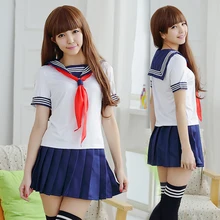 Japonés uniforme escolar para las niñas japón estudiante uniforme escolar de marinero cosplay uniforme escolar japonés cosplay uniforme de la marina