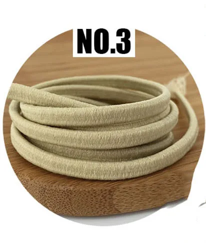 Meetee 5/10/20M 5mm Thickened Color Elastic Rope Rubber Band Thick Elastic Band DIY Head Rope Belt Sew Scrapbooking Accessories - Цвет: NO3