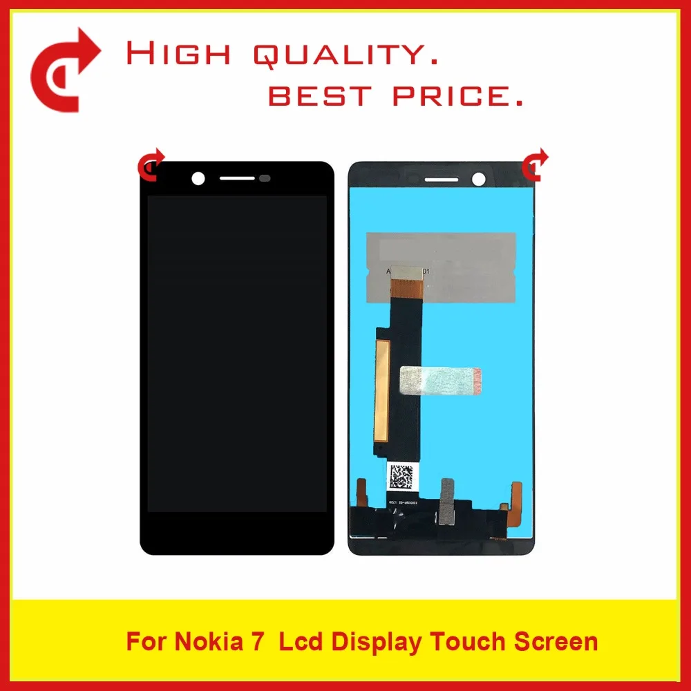 

High Quality 5.2'' For Nokia 7 Full Lcd Display With Touch Screen Digitizer Sensor Panel Assembly Free Shipping