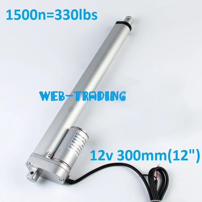 1500N 300 мм ход DC мини линейный привод 12В или 24В Бесплатная доставка|mini linear actuator|linear