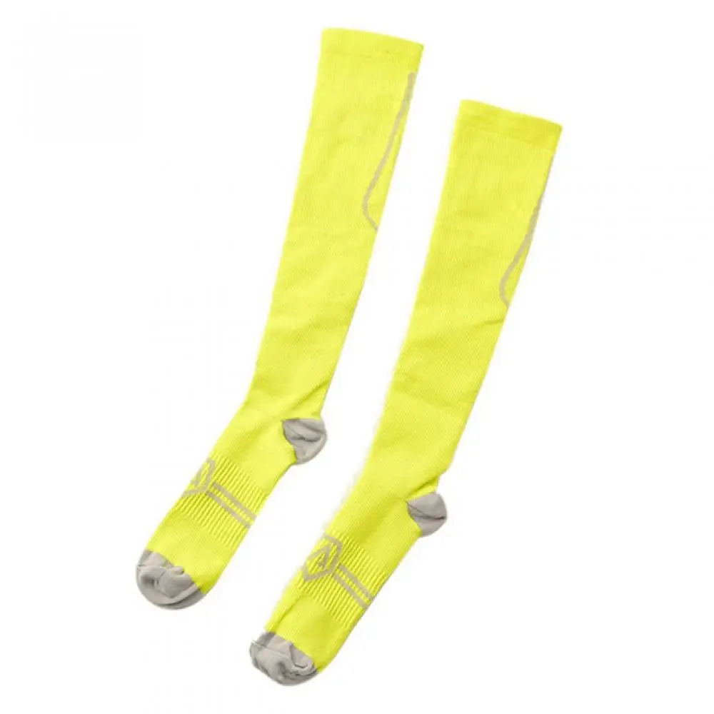 1 Pair Long Soccer Stockings Men Sports Socks Knee Legging Stockings Soccer Baseball Football Over Knee Ankle Men Socks - Цвет: Yellow