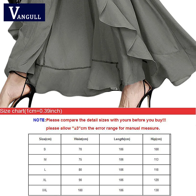 Women wrap skirts ankle length casual sashes ruffle hem wide leg loose pants elegant skirts pure color Summer fashion